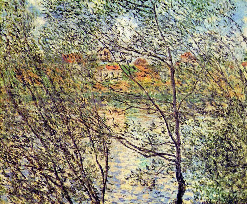 Dallar Arasından Bahar - Claude Monet