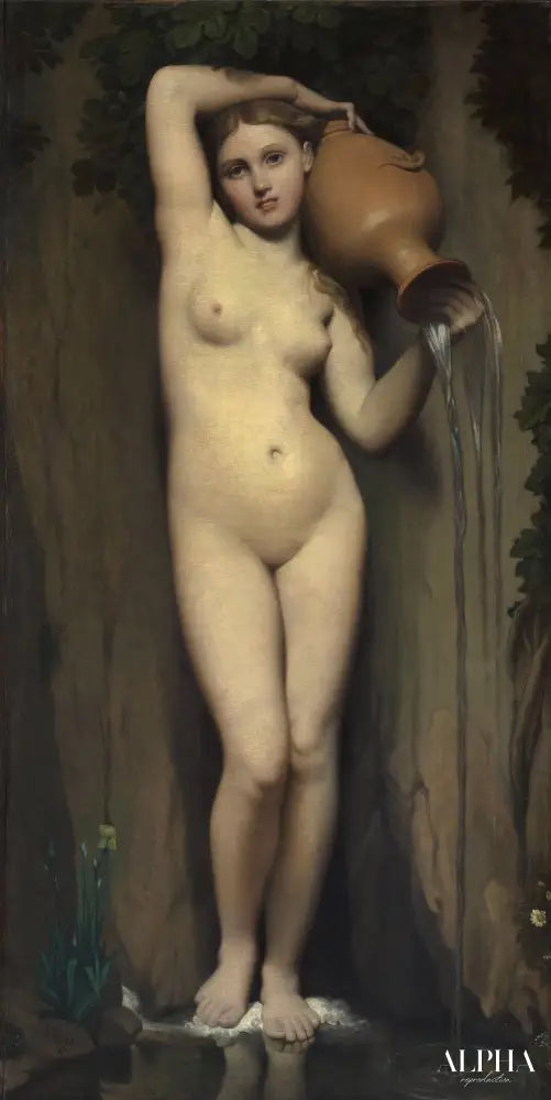 Le printemps - Jean-Auguste-Dominique Ingres - Reproductions de tableaux et peintures haut de gamme