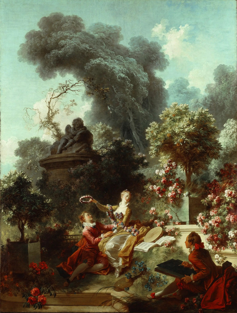 Aşkın İlerlemesi: Taç Takmış Sevgili - Jean-Honoré Fragonard