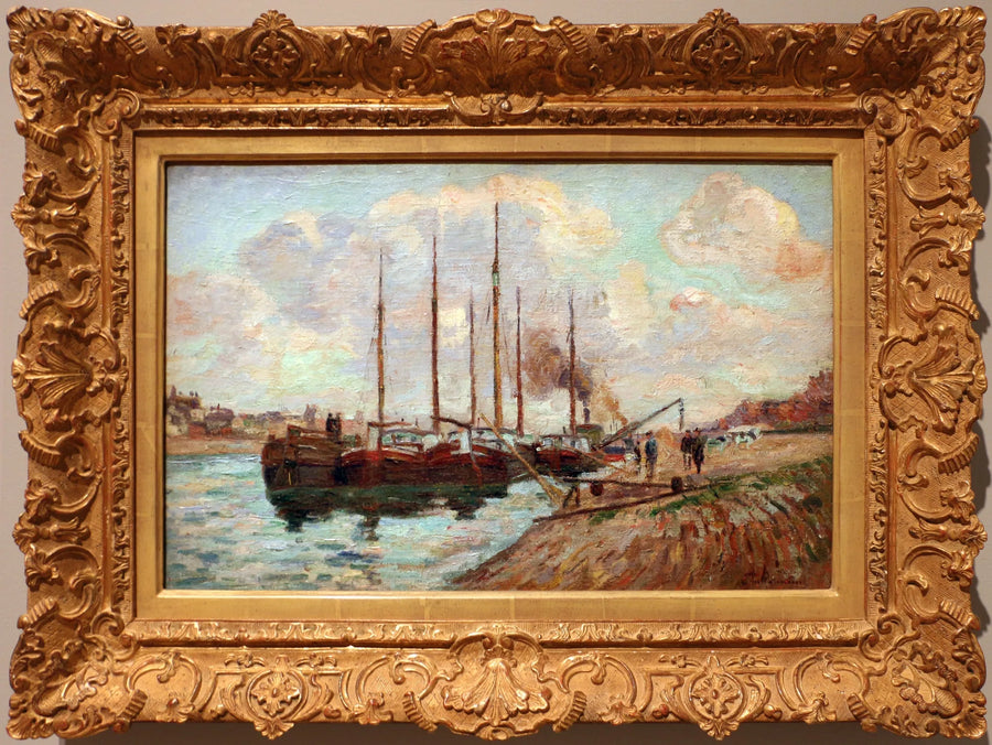 Paris'teki Austerlitz İskeleleri - Armand Guillaumin