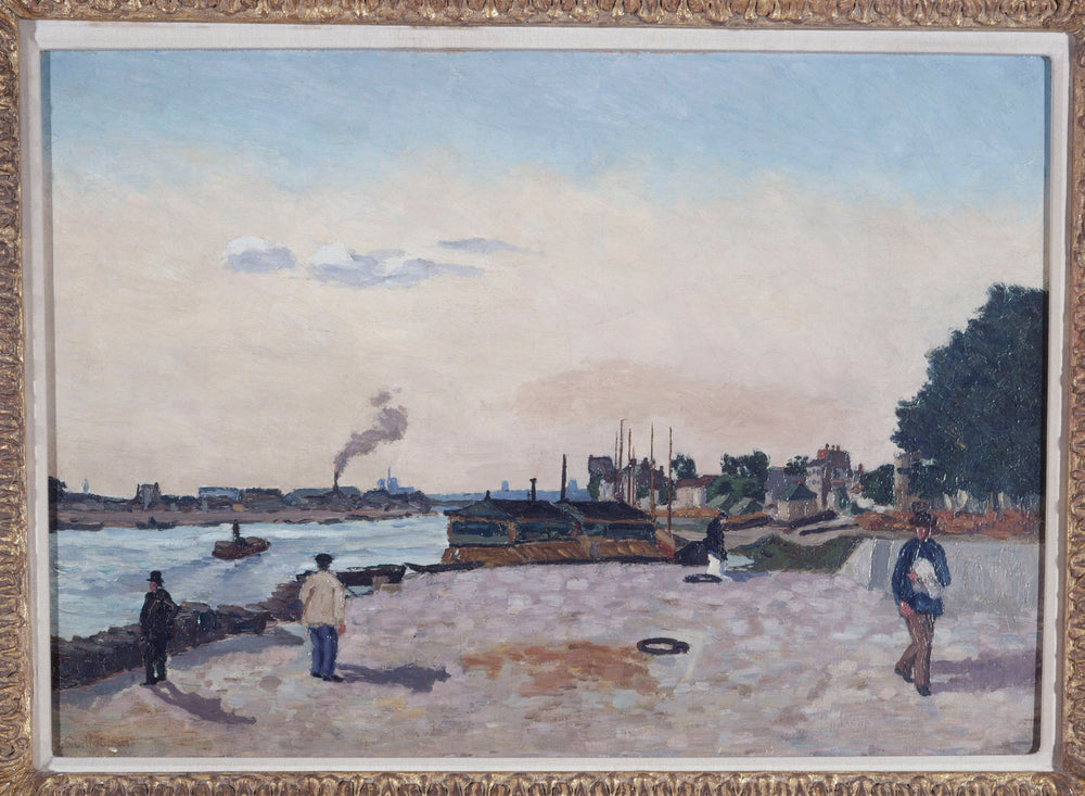 Le quai de Bercy vers 1874 - Armand Guillaumin - Alpha Reproduction