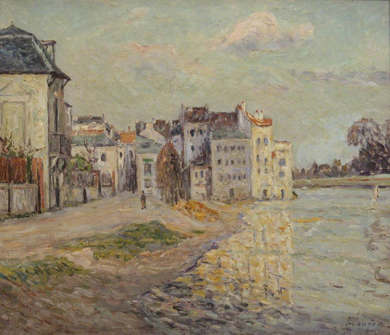Lagny İskelesi Su Altında - Maxime Maufra