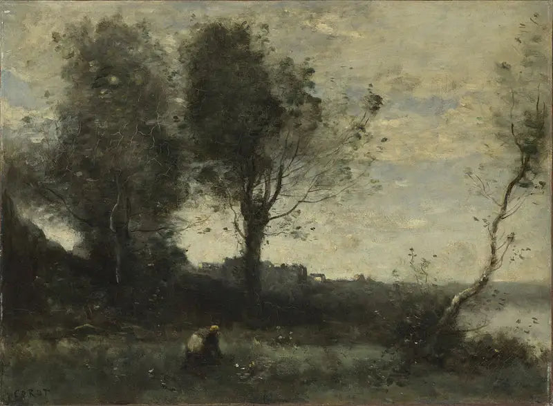 Oduncu - Jean-Baptiste Camille Corot