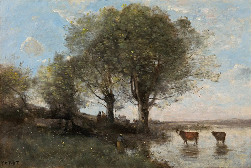 İneklere Dönüş - Jean-Baptiste Camille Corot