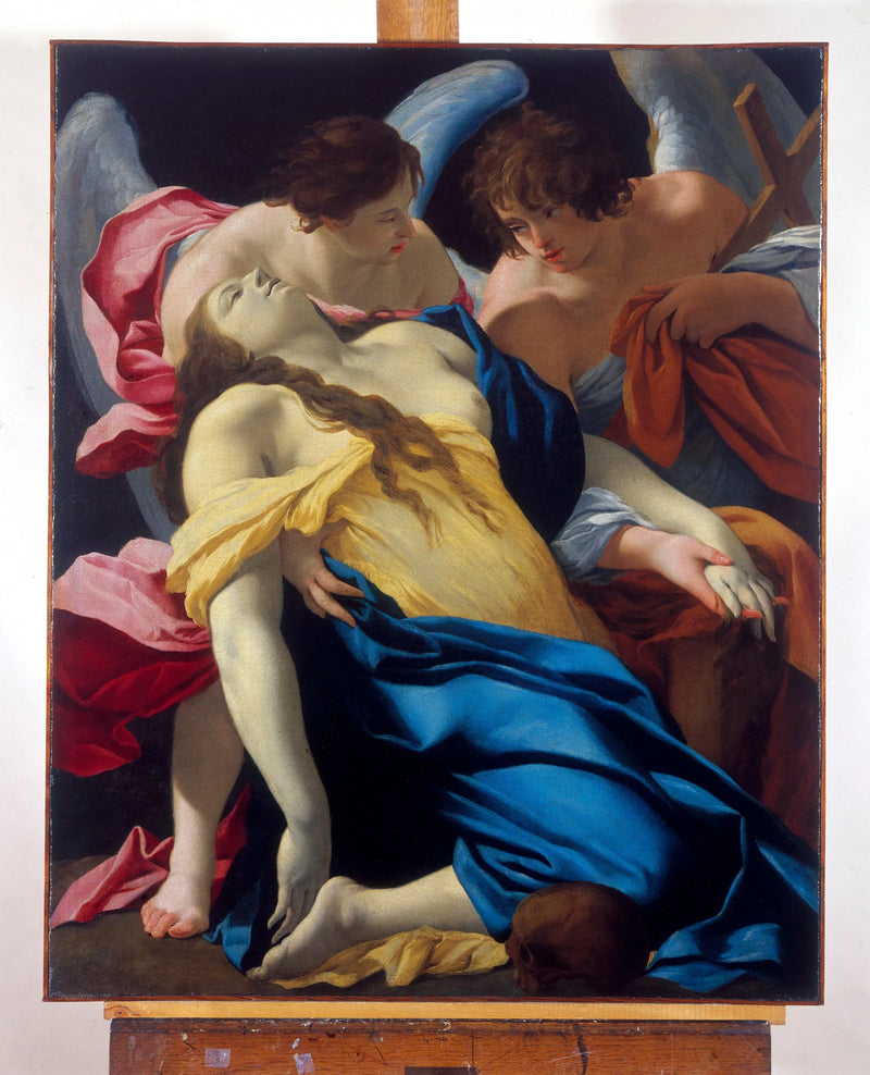 Sainte Madeleine'nin Hazza Çekilişi - Simon Vouet