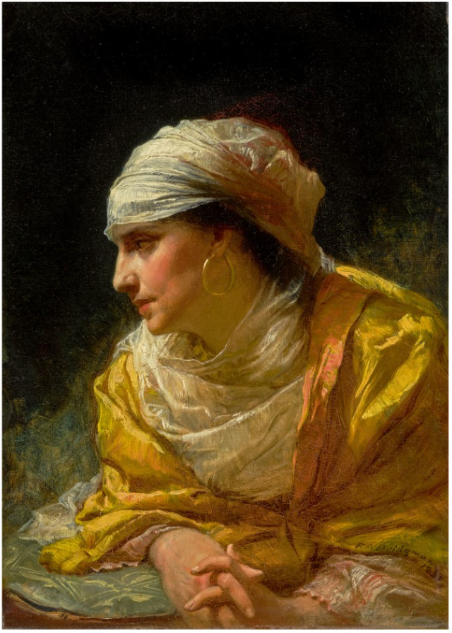 Le regard - Frederick Arthur Bridgman
