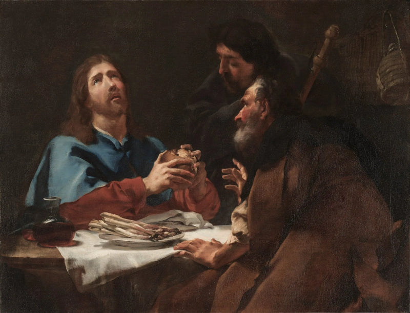 Emmaüs'ta Yemek - Giovanni Battista Piazzetta