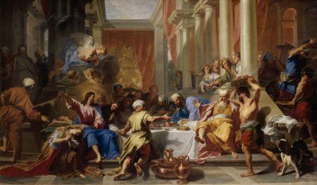 Simon'da Öğle Yemeği - Jean-Baptiste Jouvenet