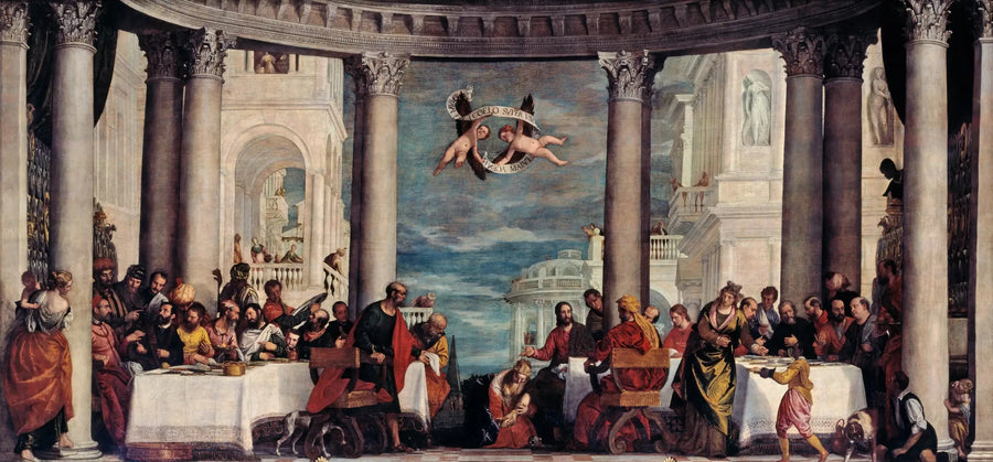 Simon the Pharisee'deki Yemek - Paul Véronèse