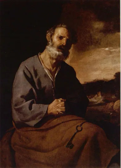 Aziz Petrus'un Pişmanlığı - Francisco de Zurbarán