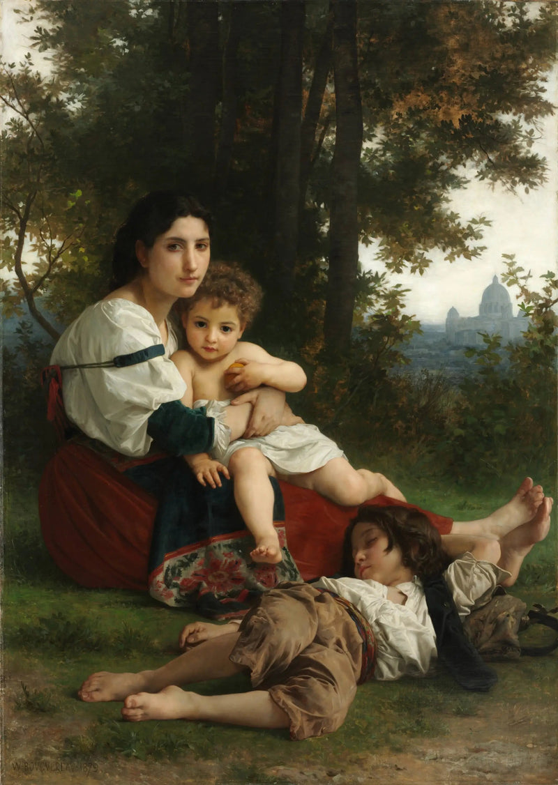 Dinlenme - Bouguereau
