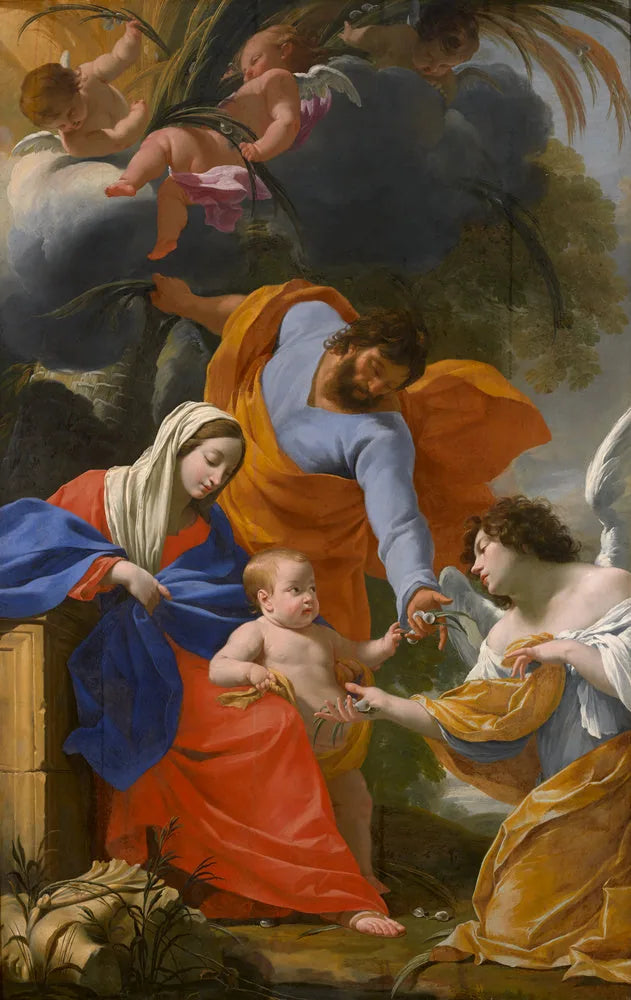 Kutsal Aile Yatağı - Simon Vouet
