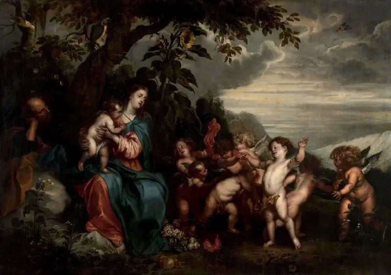 Mısır'a kaçış sırasında dinlenme - Antoine van Dyck