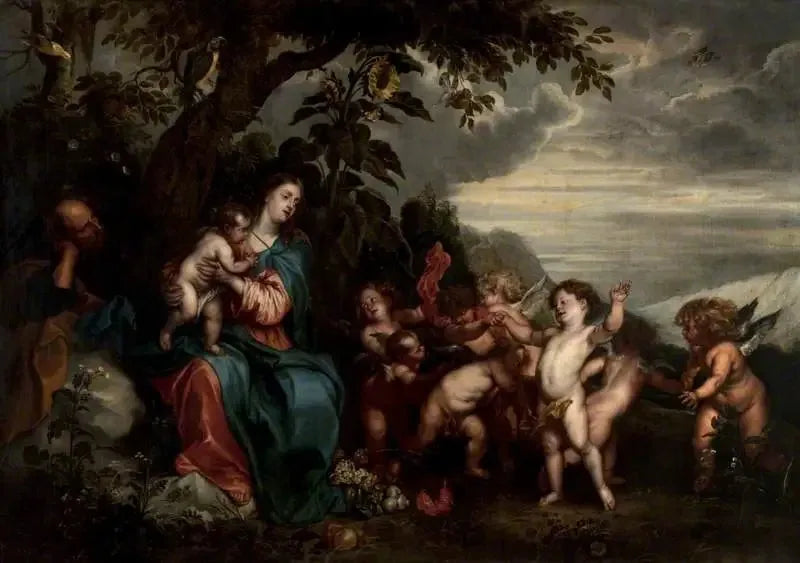 Mısır'a kaçış sırasında dinlenme - Antoine van Dyck