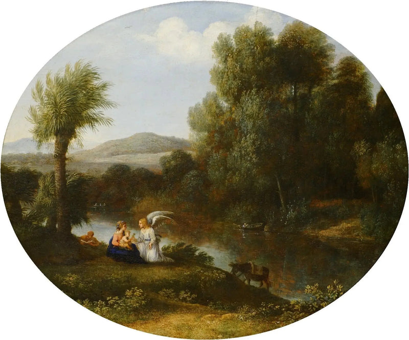 Mısır'a Kaçışta Dinlenme - Claude Lorrain
