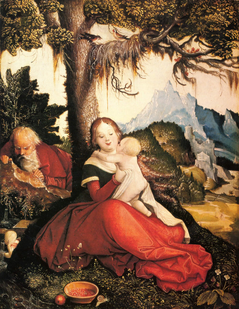 Mısır'a Kaçışta Dinlenme - Hans Baldung Grien