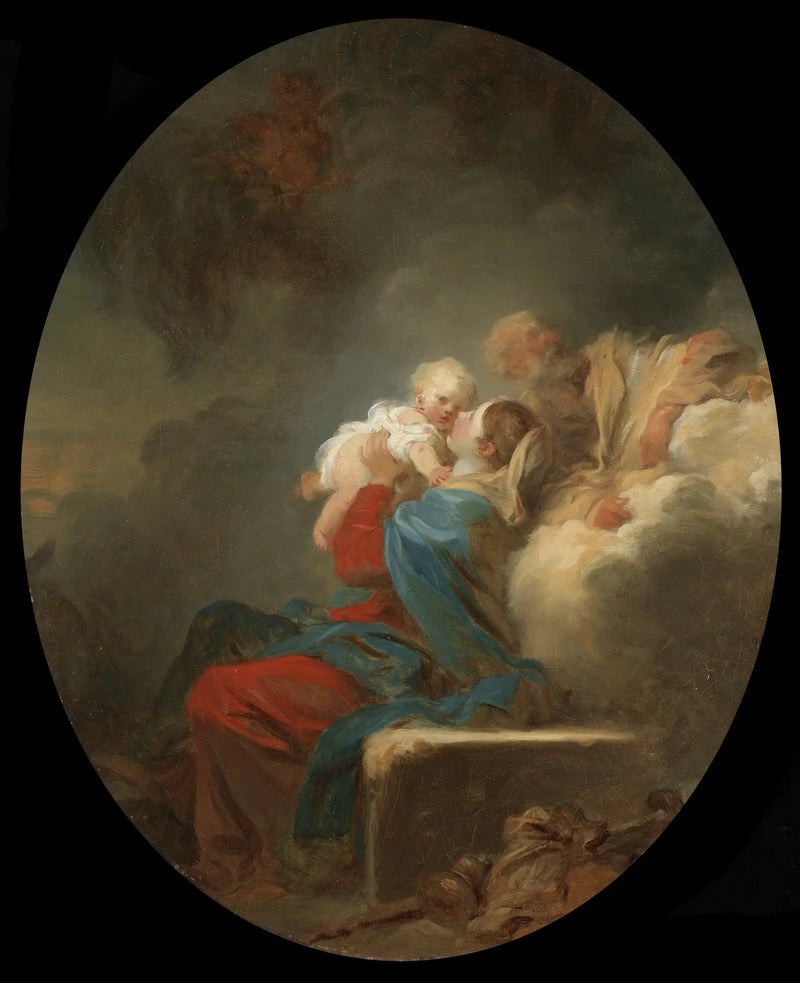 Mısır'a kaçış sırasında dinlenme - Jean-Honoré Fragonard