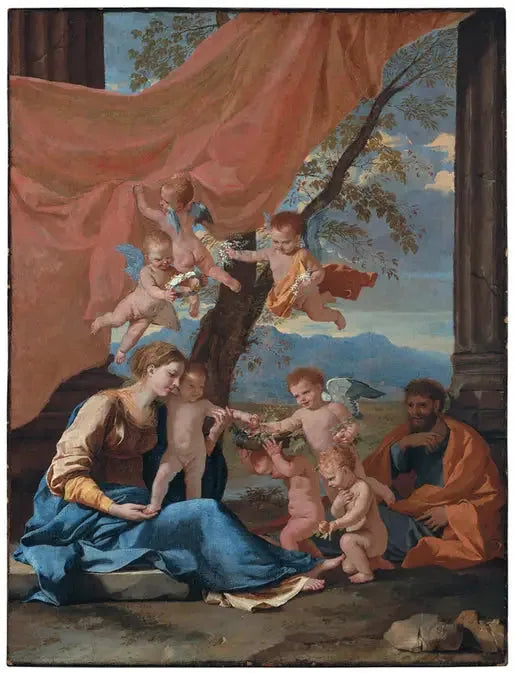 Mısır'a Kaçışta Dinlenme - Nicolas Poussin