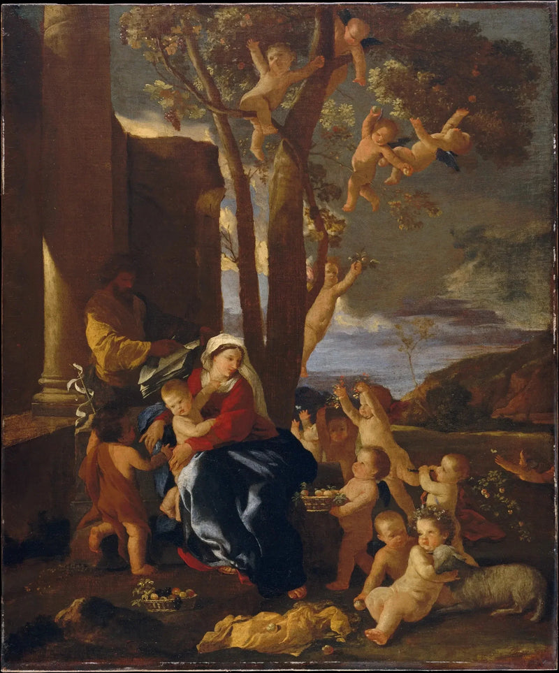 Mısır'a Kaçışta Dinlenme - Nicolas Poussin