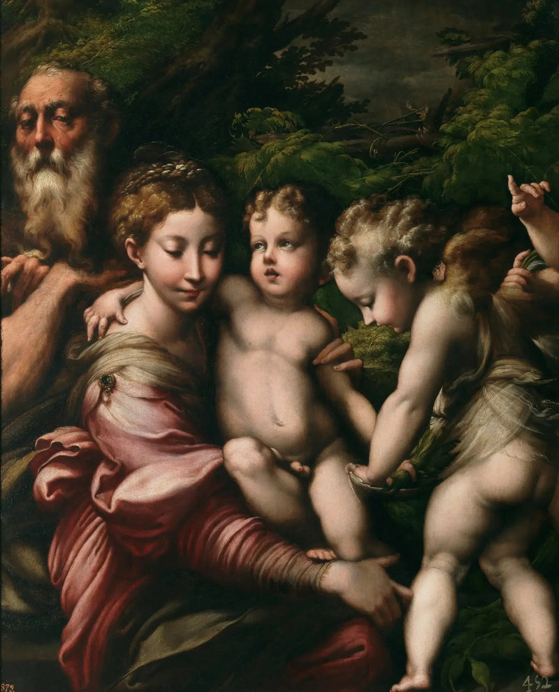 Mısır'a Kaçışta Dinlenme - Parmigianino