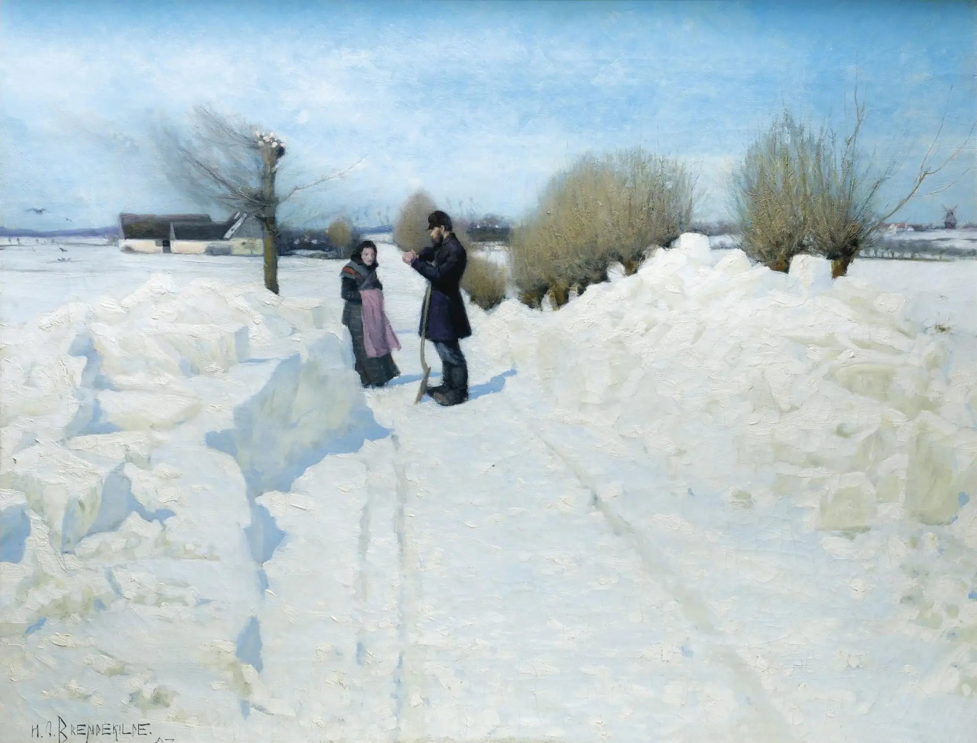 Le reste - H. A. Brendekilde - Alpha Reproduction