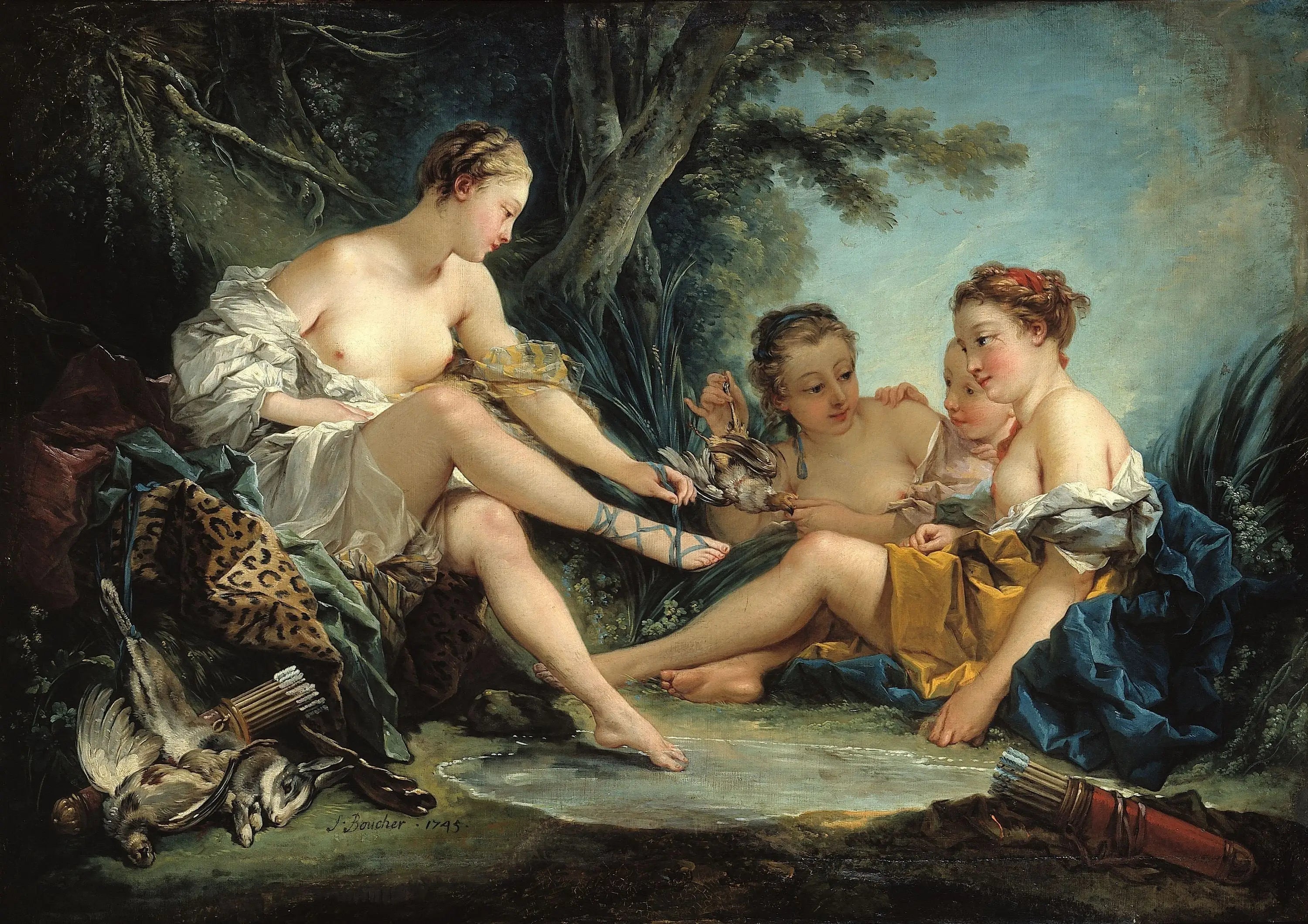 Le Retour de Diane Chasseresse - François Boucher - Alpha Reproduction