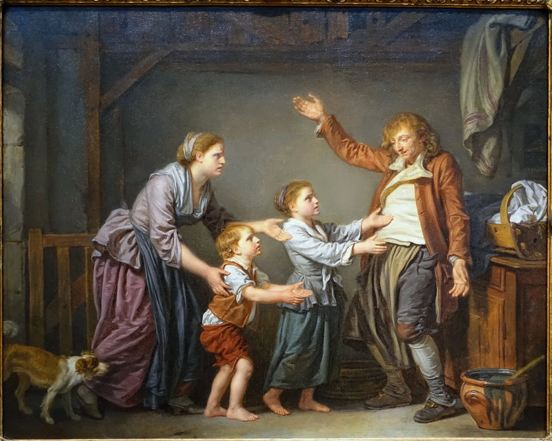 Sarhoşun Dönüşü - Jean-Baptiste Greuze