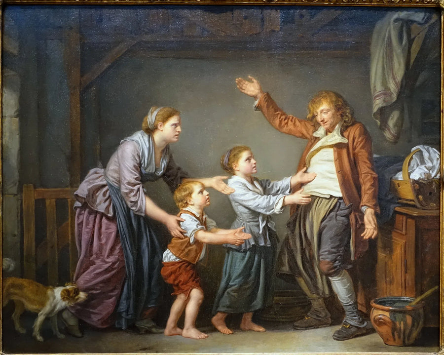 Sarhoşun Dönüşü - Jean-Baptiste Greuze