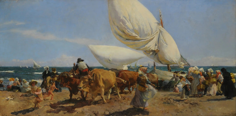 Balık Avının Dönüşü - Joaquín Sorolla