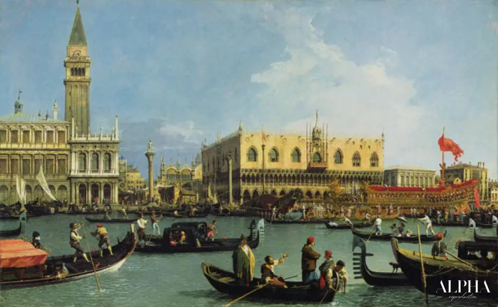 Le retour du Buccintoro, Venise - Giovanni Antonio Canal - Reproductions de tableaux et peintures haut de gamme