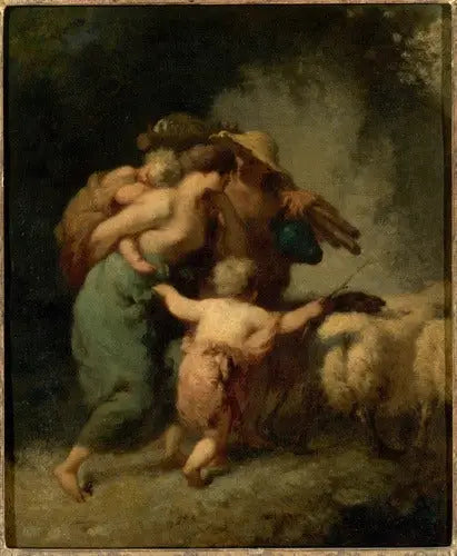 Sürünün Dönüşü - Jean-François Millet