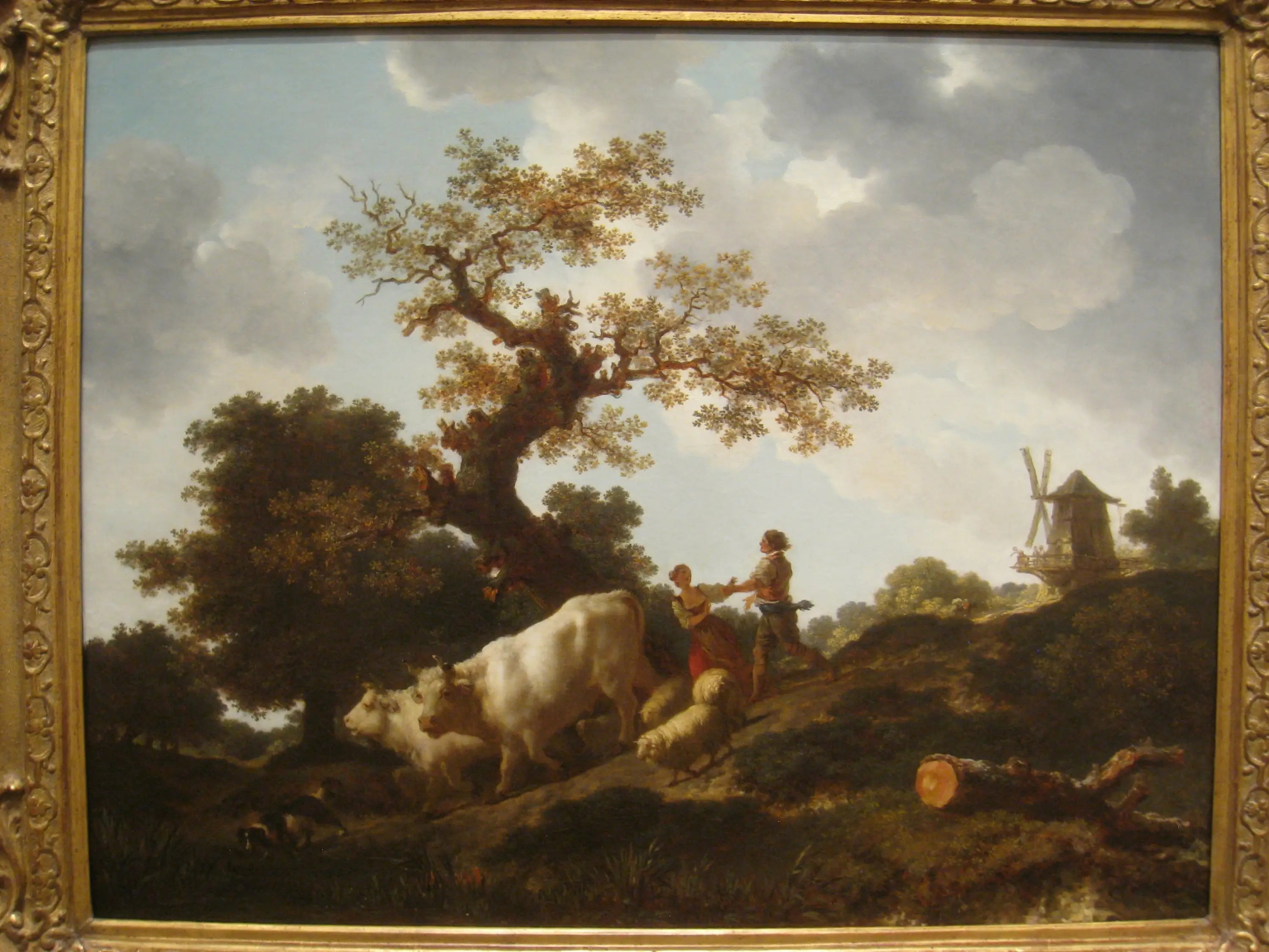 Le retour du troupeau - Jean-Honoré Fragonard - Alpha Reproduction
