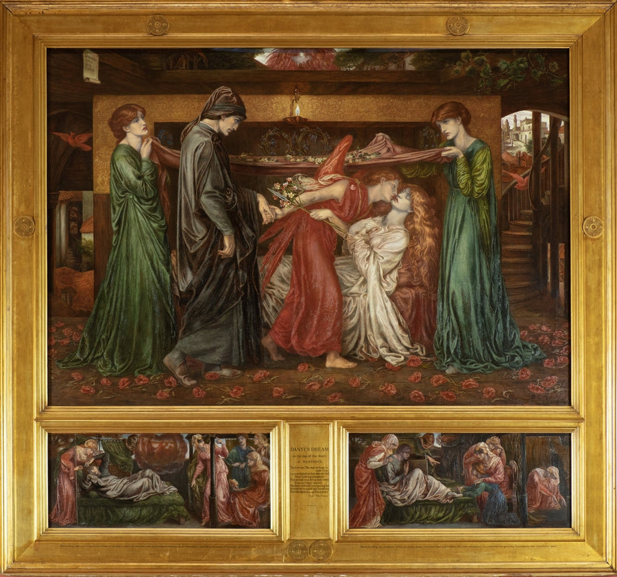 Dante'nin Béatrice'nin ölüm günü rüyası - Dante Gabriel Rossetti