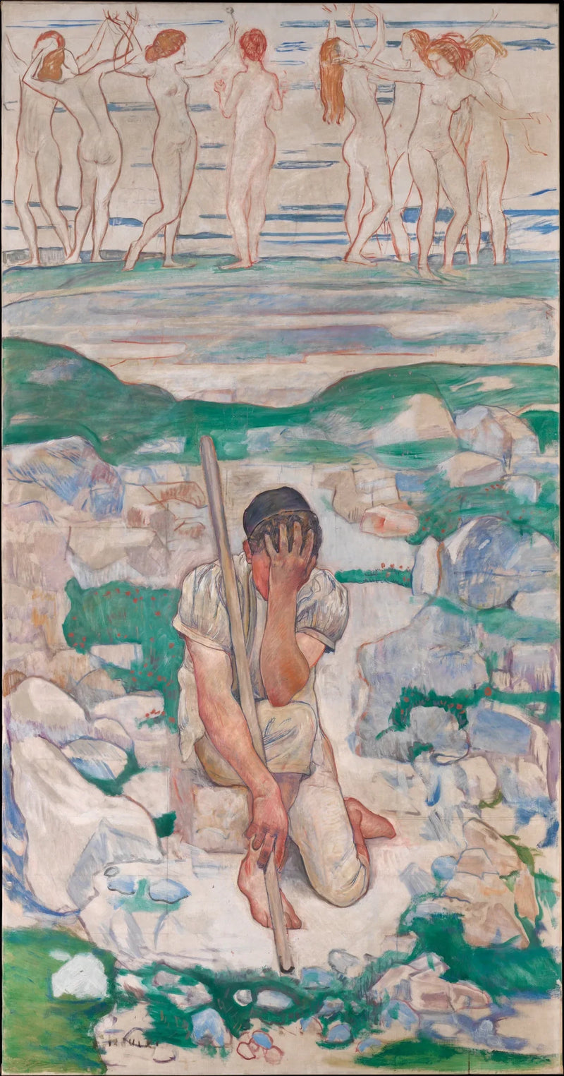 Çobanın Rüyası (Çobanın Rüyası) - Ferdinand Hodler