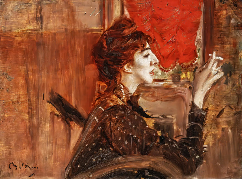 Kırmızı Perde - Giovanni Boldini