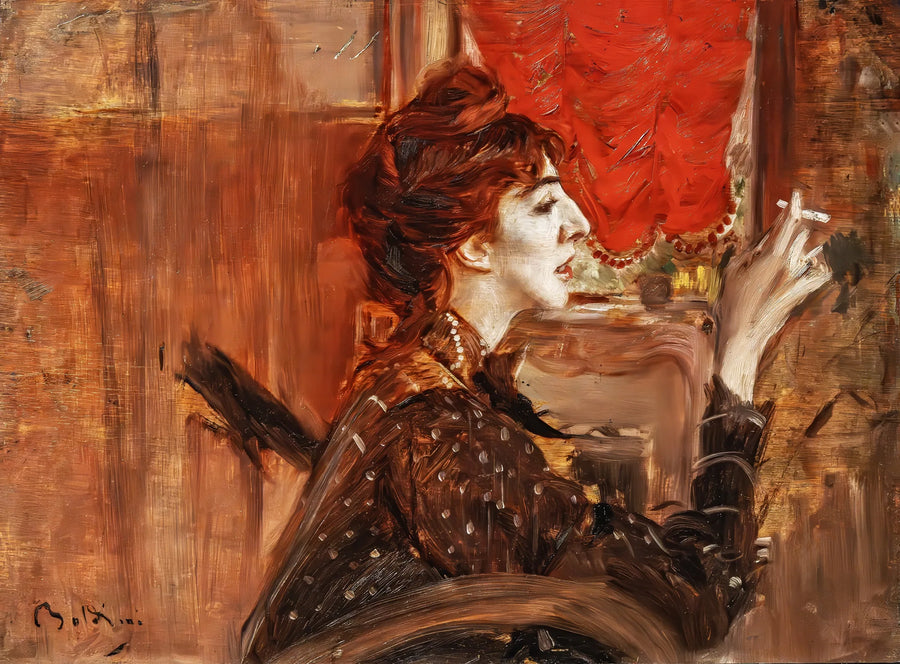 Kırmızı Perde - Giovanni Boldini