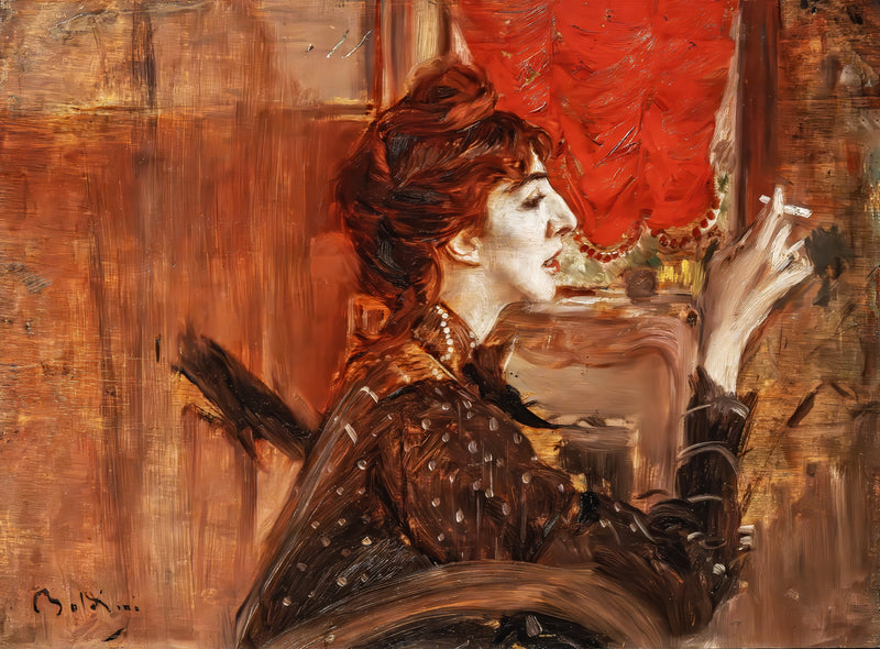 Kırmızı Perde - Giovanni Boldini