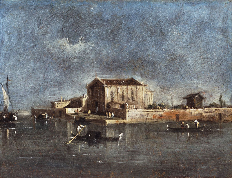 Venice'teki Rio dei Mendicanti - Francesco Guardi