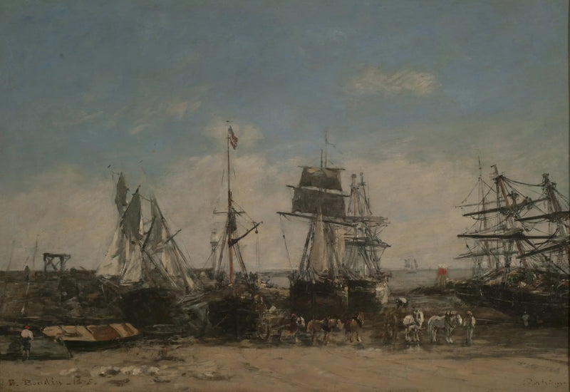Portrieux Kıyısı, Côtes-du-Nord - Eugène Boudin