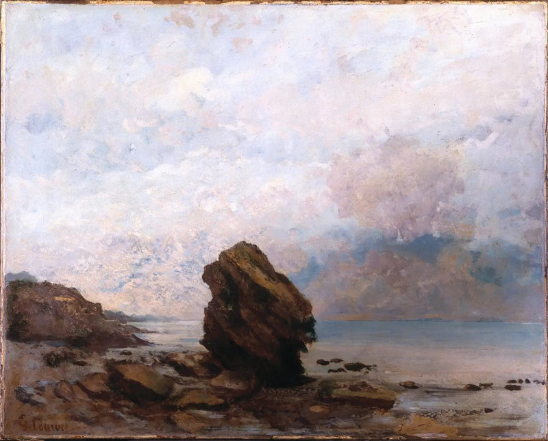 Yalnız Kayalık - Gustave Courbet
