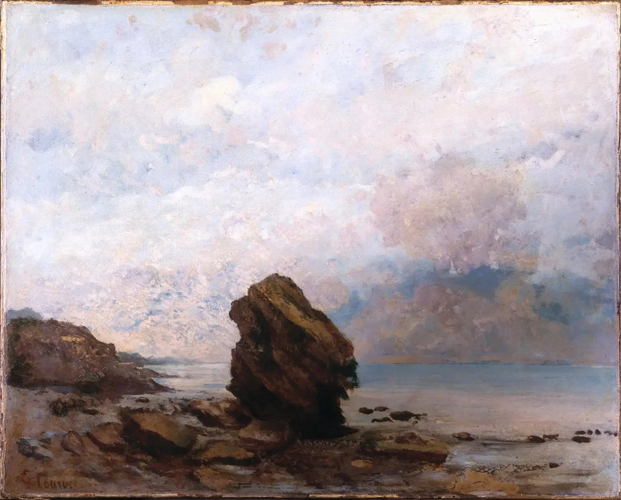 Yalnız Kayalık - Gustave Courbet