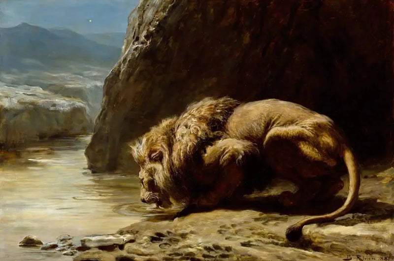 Kral İçiyor - Briton Rivière