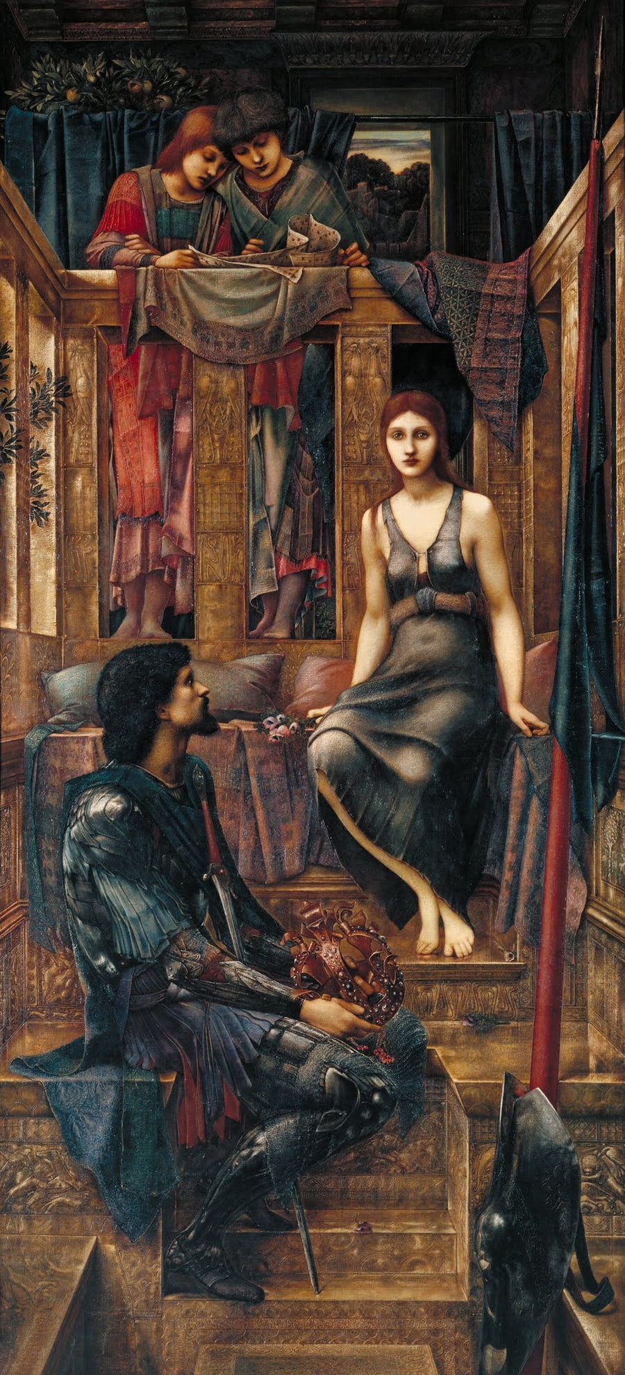 Kral Cophetua ve Genç Dilenci - Edward Burne-Jones