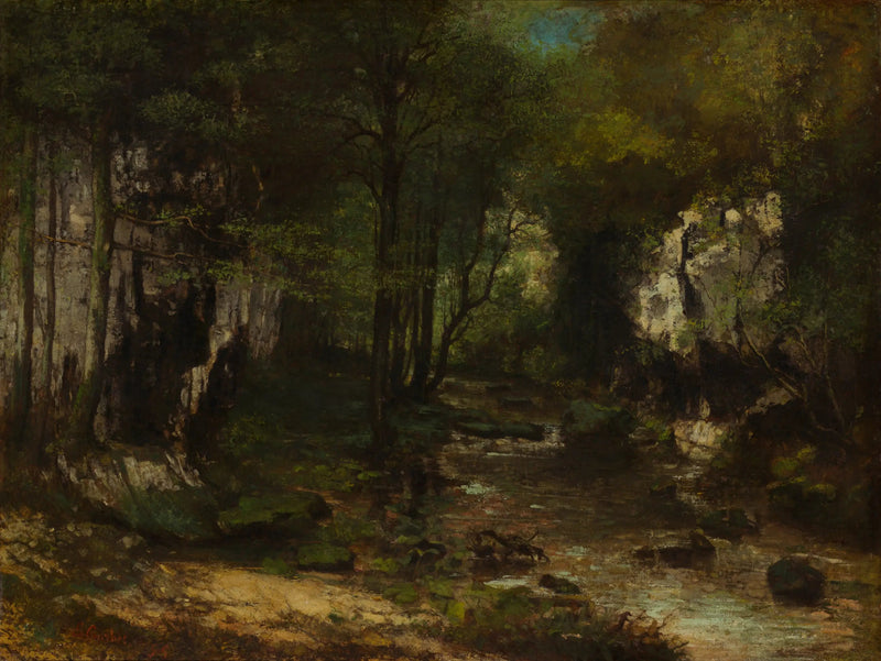 Köprüçik (Köprüçik du Puits-Noir; Loue Vadisi) - Gustave Courbet