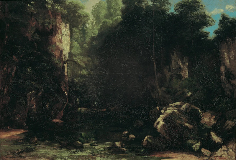 Gölgeli Dere - Gustave Courbet