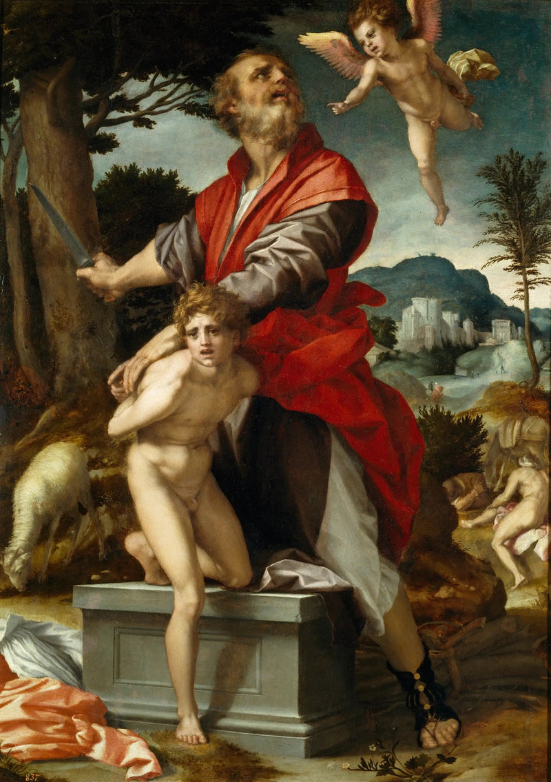 İshak'ın Kurbanı - Andrea del Sarto