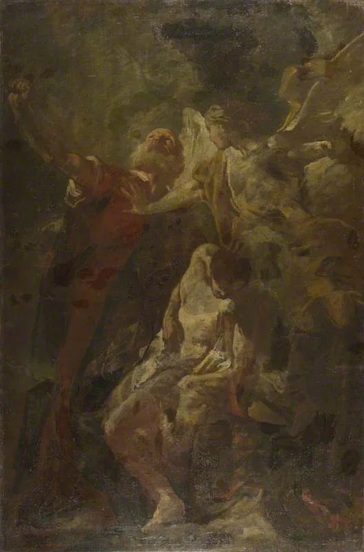 İshak'ın Kurbanı - Giovanni Battista Piazzetta