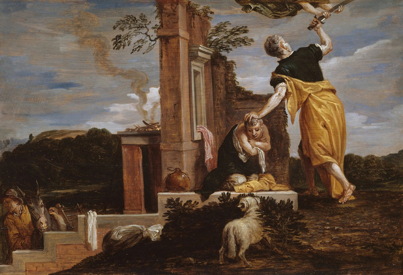 İbrahim tarafından İshak'ın Kurbanı - David Teniers genç