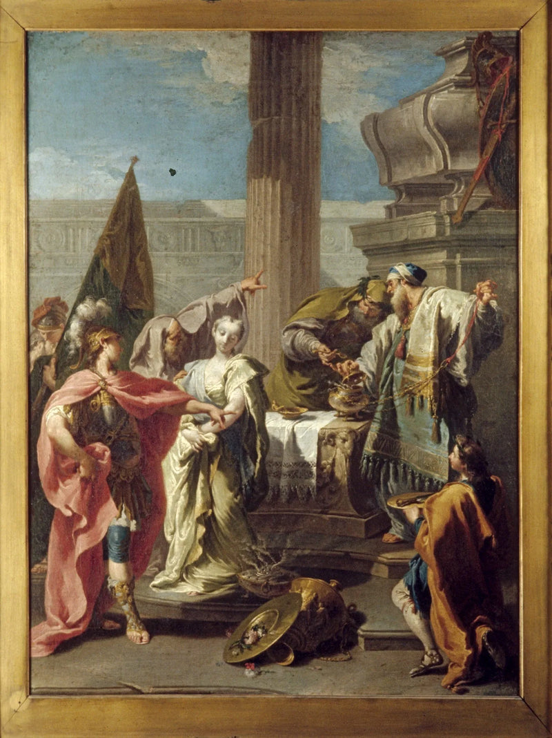 Polyxène'nin Ölümü, Achilleus'un Mezarı - Giovanni Battista Pittoni