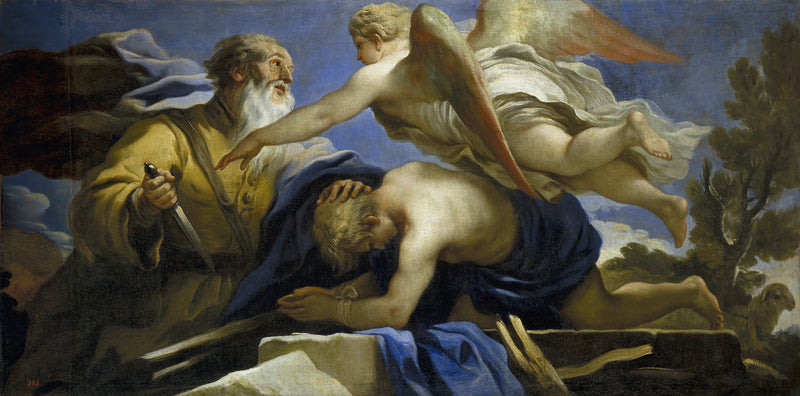 İshak'ın Kurbanı - Luca Giordano